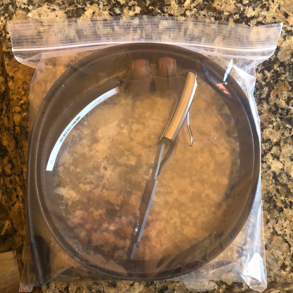 Leather belt